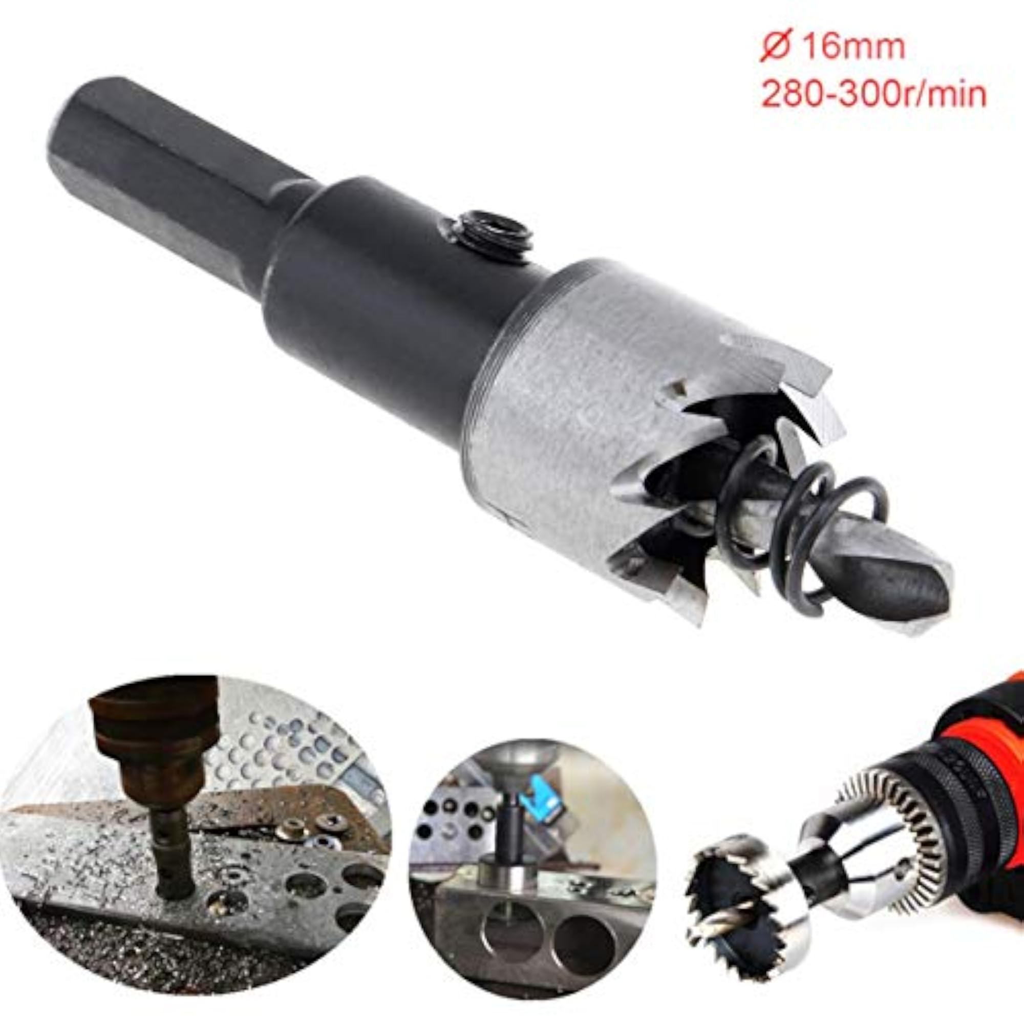 16MM Carbide Tip HSS Drill Bit for Metal Alloy Drilling
